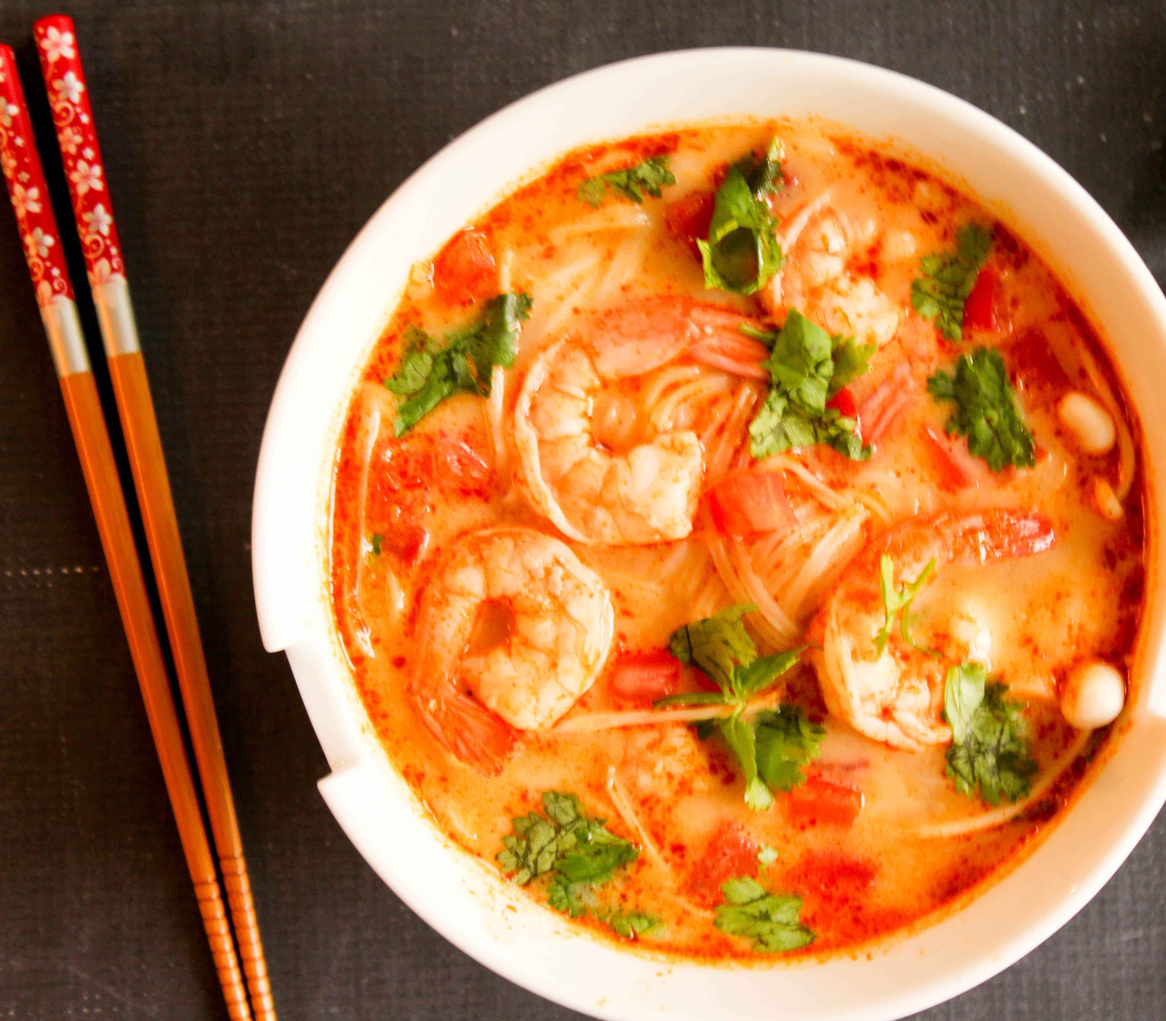 Thai Tom Yum Soup With Shrimps - Valerie's Keepers